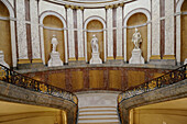 Staircase under the small copula. Bode Museum, Museum Island, Berlin