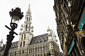 Town Hall in the Grand Place, Brussels. Belgium