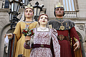 Giants. Mercè festivals. Barcelona. Spain