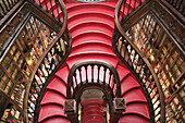 Portugal, Douro, Porto, Livraria Lello bookstore, interior