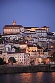 Portugal, Beira Litoral, Coimbra, skyline, general view, Mondego river