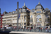 Place de la Comédie. Montpellier. Languedoc. France.