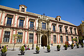 Archbishops Palace in Plaza del Triunfo, Sevilla. Andalucia, Spain