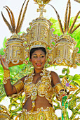 Carnival Queen at Panamá city Carnival, Panamá City, Rep.of Panamá, Central America. 2006