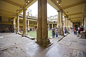 Roman baths, Bath. Avon, England, UK