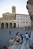 Santa Maria in Trastevere, Trastevere, Rome. Lazio, Italy