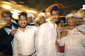 India. Delhi. Sikh festival in Main Bazar
