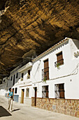 Typical houses, Setenil de las Bodegas. Pueblos Blancos (white towns), Cadiz province, Andalucia, Spain