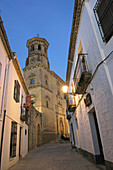 San Juan Evangelista church at dusk  Baeza  Jaén province  Andalusia  Spain