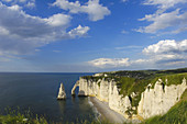 Falaise daval  Sea Cliff  Étretat  Côte dAlbatre  Haute-Normandie  Normandy  France