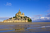 Mont-Saint-Michel Benedictine abbey  Normandy  France