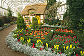 Domed conservatory, Lewis Ginter Botanical Garden, Richmond, Virginia USA