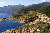 Girolata, Gulf of Porto. Corse-du-Sud, Corsica, France