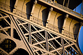 Detail of Eiffel Tower, Paris, France