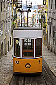 Funicular tramcar in Lisbon, Portugal