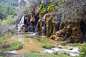 Cascade. Cuervo River. Castilla-La Mancha. Spain.