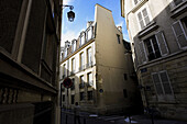 France. Paris. Street on Ile St_Louis (St_Louis Island)