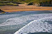 Brittany, Belle-Ile, wild coast : beach of Donnant