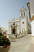 Trebujena (Cádiz). España. Ermita de Nuestra Señora de Palomares en el interior del pueblo de Trebujena.