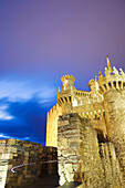 Templar castle, Ponferrada. Leon province, Castilla-Leon, Spain