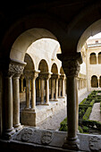 Cloister of Santo Domingo de Silos monastery. Burgos province, Castilla-Leon, Spain