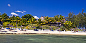 beach at  La Pointe aux Canonniers , Hotel Le Nannonier, north east coast , Mauritius, Africa