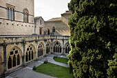 Cistercian monastery of Santa Maria de Poblet. Conca de Barbera, Tarragona province, Catalonia, Spain