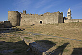 Ruinas del castillo Templario siglo XII y XIII, Ponferrada. León . España