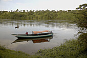 UGANDA  The River Nile, 1 km from its source in Lake Victoria