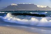 Table Mountain from Bloubergstrand, Cape Town, South Africa
