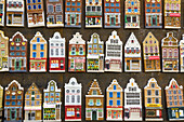 Fridge Magnets of Amsterdam town houses
