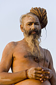 Sadhu at Kumba Mela festival, Allahabad, Uttar Pradesh, India