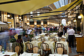 Restaurant/cafe at Galleria Vittorio Emanuelle II, Milan. Lombardy, Italy