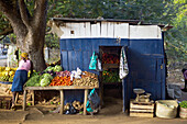 Fruits and vegetables stall, Malindi, Kenya