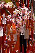 Chinese prayer offerings in Chinese temple, George Town, Penang, Malaysia