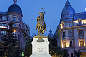 Monument to Michael the Brave in front of University, Piata Universitatii, Bucharest, Romania