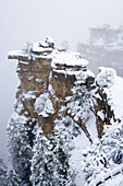 Grand Canyon, South Rim, Arizona, USA. Snow, Grand Canyon