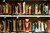 Cowboy boots, Santa Fe, New Mexico, USA. Cowboy boots