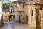Calle Principal de Calatañazor, Soria, Castilla y Leon, España