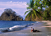 a beach in costa rica on the pacific coast