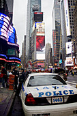 New York, Times Square, Police