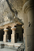 Mumbai India, the Elephanta Caves