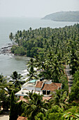 Goa India, the coastline by the Reis Magos Fort