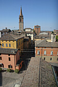 Vignola Modena, Italy, view of the town