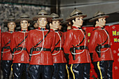 Niagara Ontario, Canada, Canadian soldiers statues on sale as souvenirs to tourists