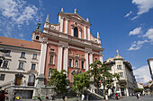 Church of the Annunciation, Ljubljana, capital of Slovenia, Europe.