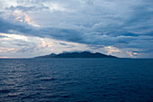 Die Insel Rarotonga im Morgenlicht, Rarotonga, Cook Inseln, Südsee, Ozeanien