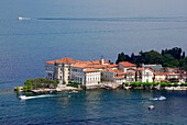 Palace on Isola Bella at lake Maggiore, Borromee isles, Isole Borromee, lake Maggiore, Lago Maggiore, Piemont, Italy