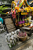 Small buddhist temple in Bangkok Thailand
