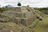 Archaeological site. Cantona, Puebla, Mexico.